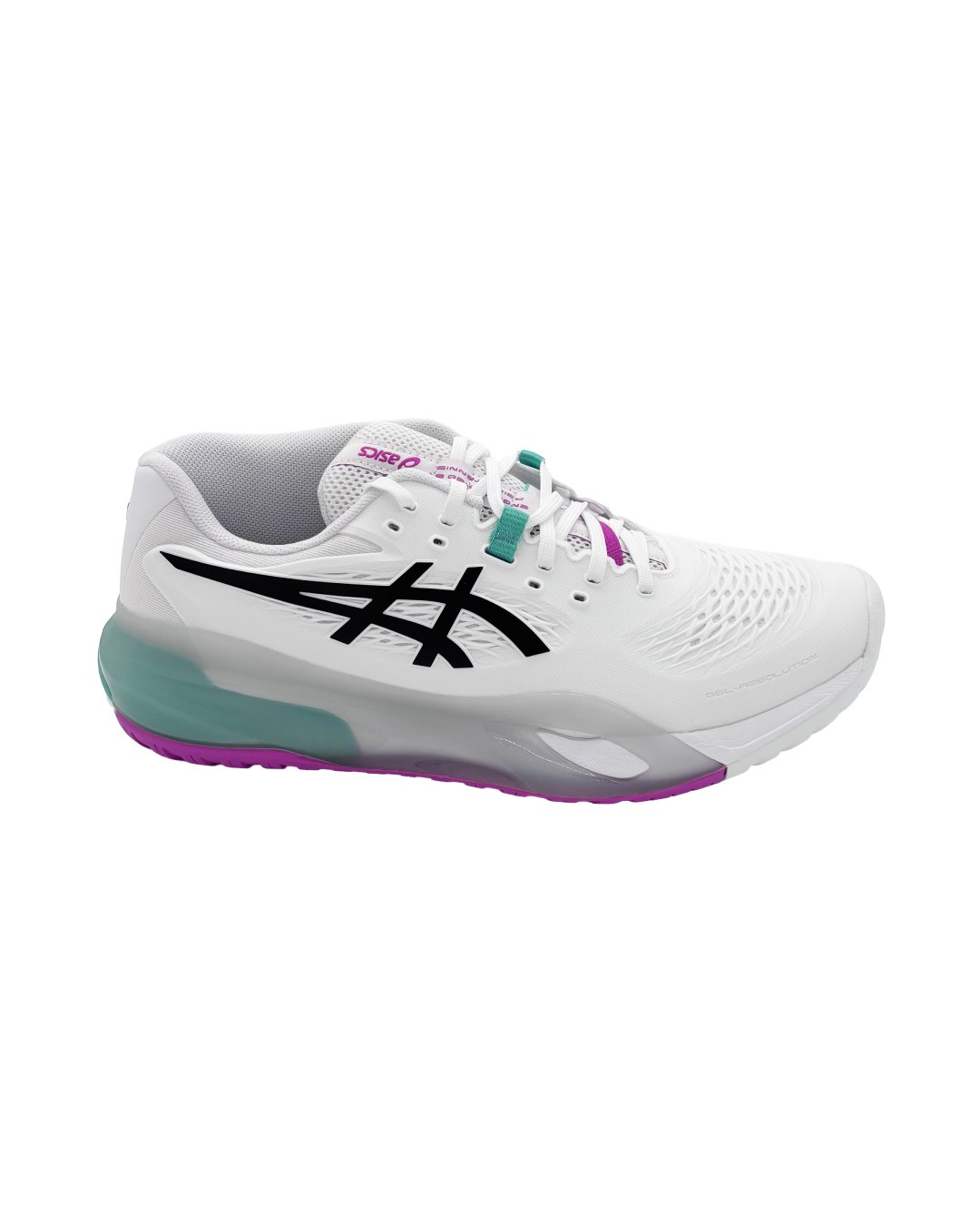 ASICS Gel Resolution X Men Wide (White/Aurora Green)