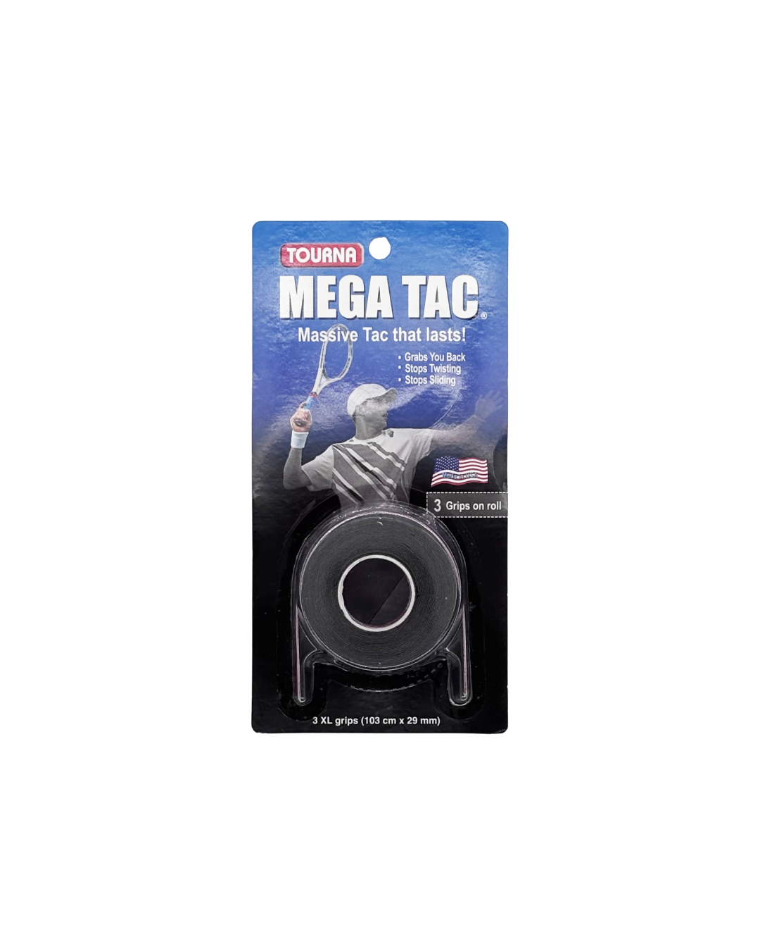 Tourna Mega Tac Overgrip (Black)