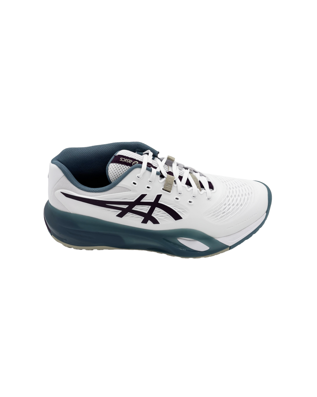 ASICS Gel Resolution X Men Wide (White/Dark Aubergine)