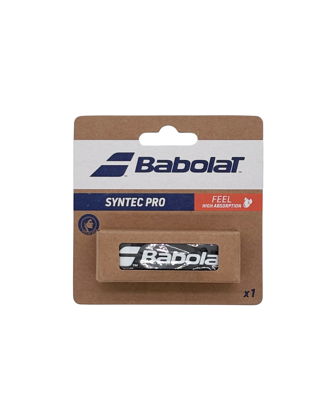 Babolat Syntec Pro Replacement Grip (Black/White)